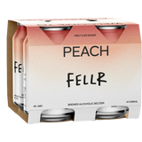 FELLR Peach Seltzer Cans 330mL