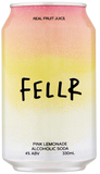 FELLR Pink Lemonade Seltzer Cans 330mL