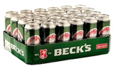 Becks Beer 5% Alc/Vol - Fully Imported Germany - 24 x 500ml Cans