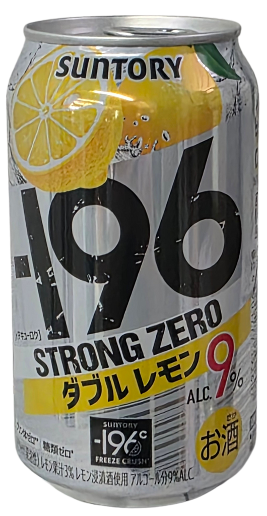 Suntory -196°C Strong Zero Lemon 350ml Can – Jim's Cellars