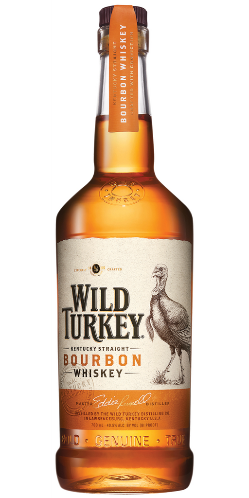 ウイスキー wild turkey Wild Turkey Bourbon 81 Proof 700ml – Jim's Cellars