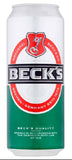 Becks Beer 5% Alc/Vol - Fully Imported Germany - 24 x 500ml Cans