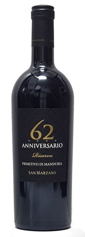San Marzano Anniversario 62 Primitivo Di Mandura 2018