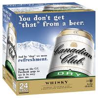 Canadian Club and Dry 24 x 375ml Cans