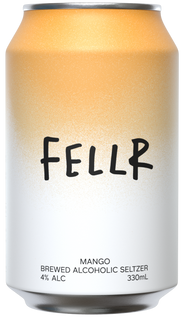 FELLR Mango Brewed Alcoholic Seltzer Cans 330mL