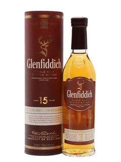 Glenfiddich 15 Year Old Scotch Whisky " SOLERA RESERVE"