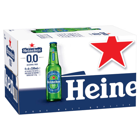 Heineken 0.0 Alcohol Lager 330ml Bottle