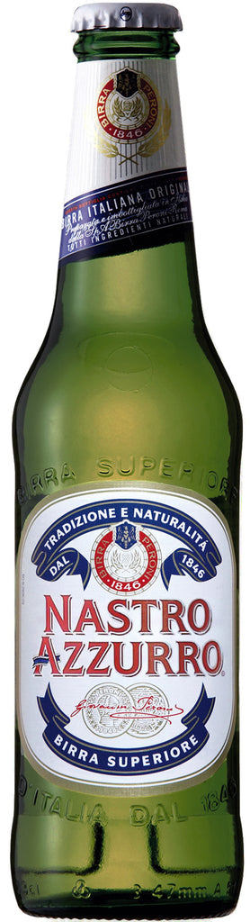 Peroni Beer Glass Italian Nastro Azzurro Birra Superiore SAHM