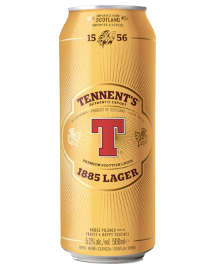 Tennent's Lager Can 500mL- Best Before 25 November 2023