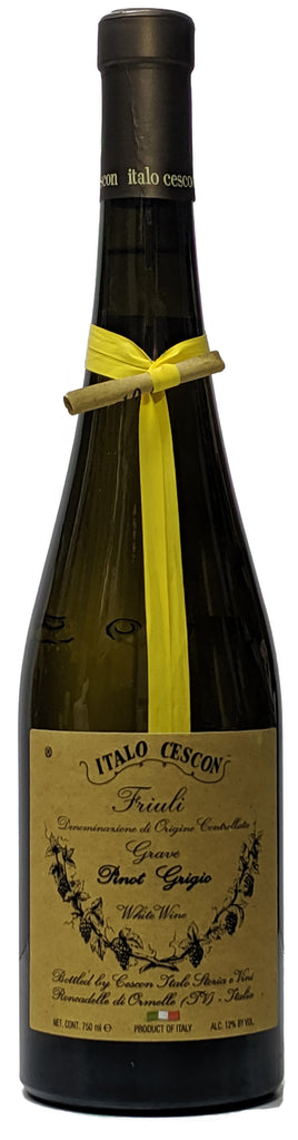 Italo Cescon Pinot Grigio @$29 – Jim’s Cellars