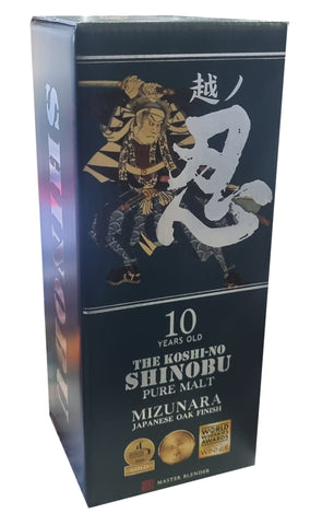 The Koshi-No Shinobu Mizunara Oak 10YO Pure Malt Whisky