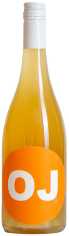 Bottle of Aller Trop Lion OJ on white background