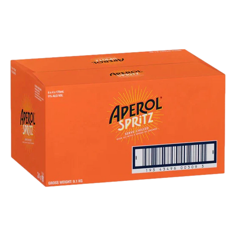 Aperol Spritz 200ml Bottles Ready To Drink