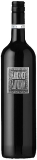 Bottle of Berton Vineyards Metal Label Cabernet Sauvignon on white background