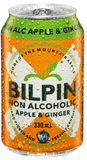Bilpin non-alcoholic apple & ginger can on a white background
