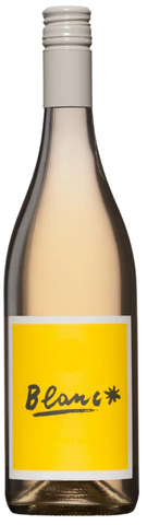 Bottle of Blind Corner Blanc In Colour on white background
