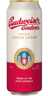 Budvar Czech Lager 500ml Can - Case of 24