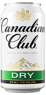 Canadian Club Dry can on a white background