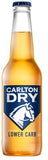 Carlton Dry lower carb bottle on a white background