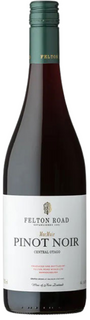 Bottle of Felton Road MacMuir Pinot Noir 2023 on white background