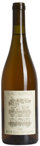 Bottle of Gazzetta Bianco Australia 2024 on white background