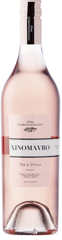 Gerovassiliou Xinomavro Organic Rosé on white background 