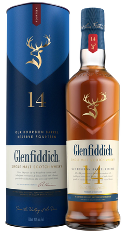 Glenfiddich 14 Year Old Bourbon Barrel Single Malt