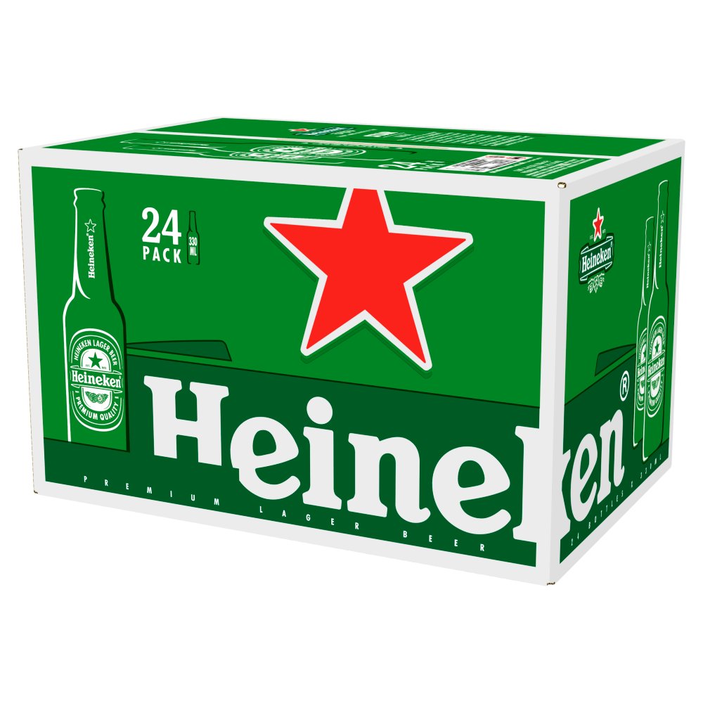 Heineken Lager -Fully Imported- 24 x 330ml Bottles | $69 – Jim’s Cellars