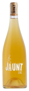 Bottle of Jaunt wine on a white background