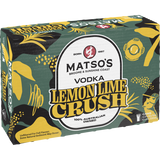 Matsos Vodka Lemon Lime Crush Can