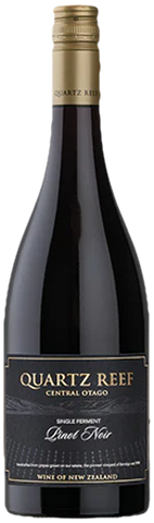 Quartz Reef wine bottle on a white background