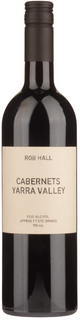 Bottle of Rob Hall Cabernet on white background
