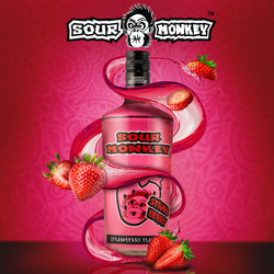 Sour Monkey Strawberry Flavoured