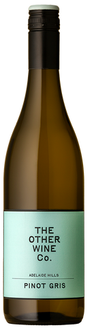 Bottle of The Other Wine Co. Pinot Gris on a white background