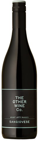 The Other Wine Co. Sangiovese bottle on white background