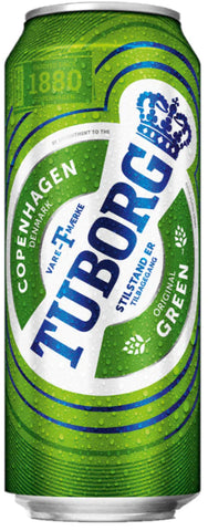 Tuborg Copenhagen Green Pilsner 24 x 500ml Cans