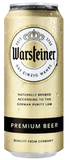 Warsteiner premium beer can on a white background