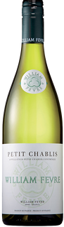 William Fevre Petit Chablis wine bottle on a white background