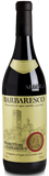 Barbaresco wine bottle with label on a white background