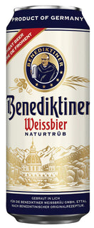 Benediktiner Weissbier Naturtrub 500mL Can