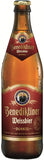 Benediktiner Weissbier Dunkel beer bottle with red label