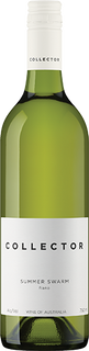 Bottle of Collector Summer Swarm Riesling wine with a white label.