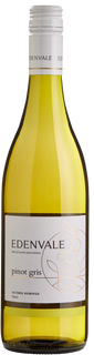 Edenvale Pinot Gris wine bottle on a white background