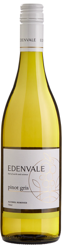 Edenvale Pinot Gris wine bottle on a white background