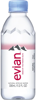 Evian Natural Mineral Water 24 x 330ml Case
