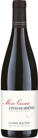 Bottle of JL Chève élégance wine with a black label