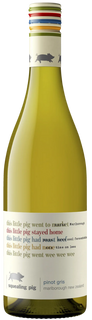 Wine bottle with colorful cap and label on a white background