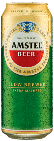 Amstel Beer 500ml Cans - Case of 24