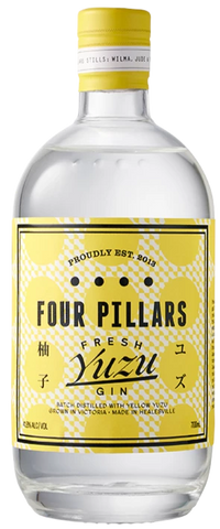 Image of a bottle of Four Pillars Fresh Yuzu Giin