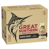 Great Northern Super Crisp Lager Cans 30 x 375ml Case